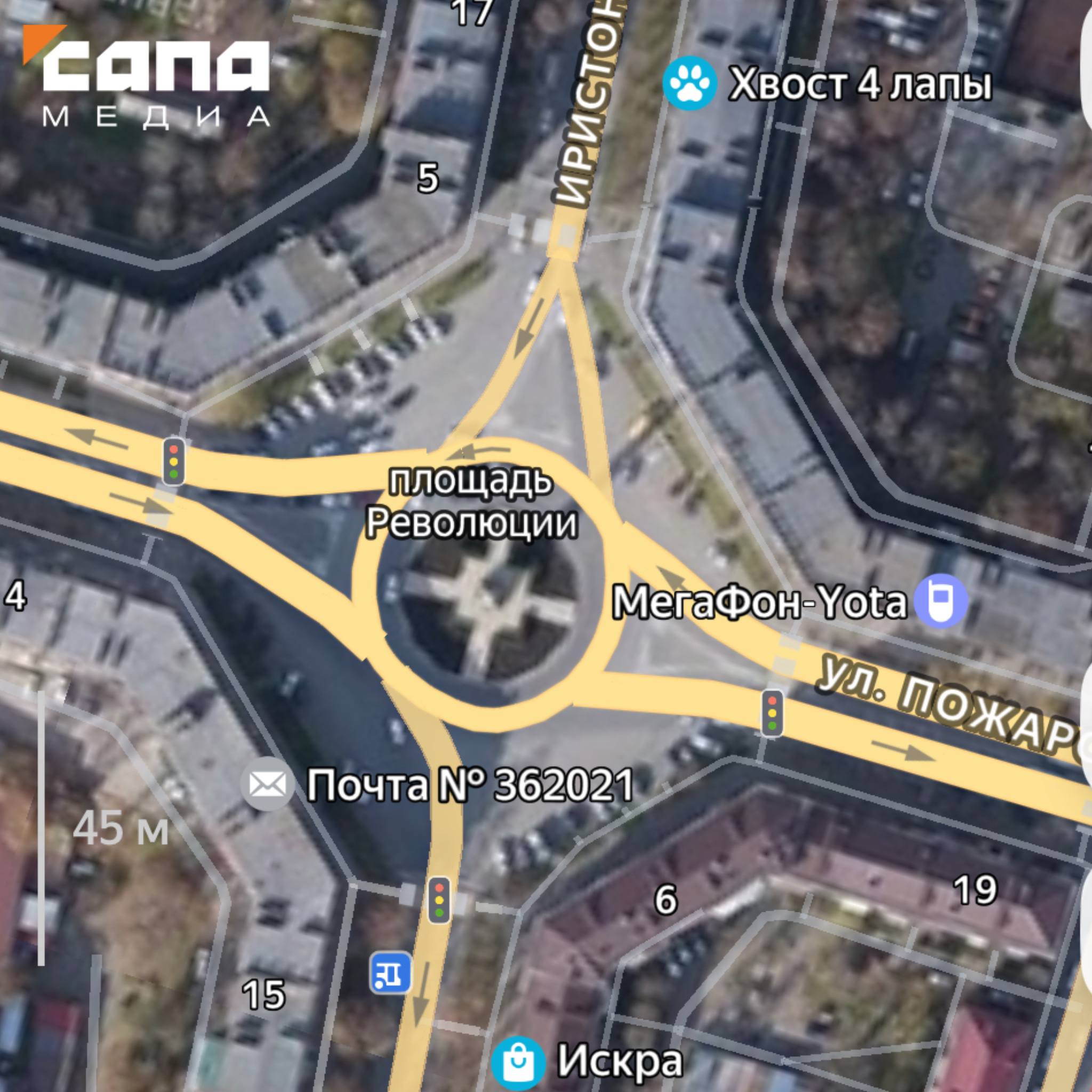 На Китайском кругу во Владикавказе в рамках эксперимента отключат светофоры В администрации города объявили о том, что с 20 августа на перекрестке улиц Пожарского и Иристонской отключат «выпускные светофоры». Сообщается, что они дублируют основной сигнал светофора и располагаются на выезде с перекрестка. В мэрии отключение светофоров на Китайском кругу назвали временным экспериментом. Как долго он продлится, не указано. По информации АМС, на кругу постоянно возникают заторы и повышается риск аварий. Ранее в рамках транспортного эксперимента были отключены светофоры на Архонском кругу. Тогда мнения водителей на этот счет разделились: кто-то был недоволен отсутствием световых сигналов, а кому-то новая система проезда показалась удобной. Подписывайся на «Сапа 15»