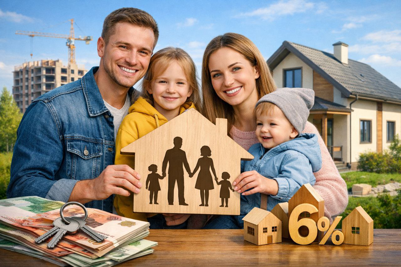 Семейная ипотека в России новые правила с 1 февраля 2026 С 1 февраля в России официально изменились условия выдачи льготной семейной ипотеки под 6 годовых одного из ключевых инструментов поддержки семей при покупке жилья Главные изменения Теперь действует правило одна семья одна льготная ипотека оформить два отдельных кредита супругам не удастся оба обязательны как созаёмщики по одному договору Ограничение касается как новыx заявок так и заявок поданных в январе если договор оформляется с 1 февраля Ранее каждый из супругов мог оформлять отдельный льготный кредит теперь это невозможно за исключением например случаев где один супруг является иностранным гражданином Эти изменения отражают стремление увеличить адресность господдержки и исключить схемы с фиктивным получением нескольких льгот