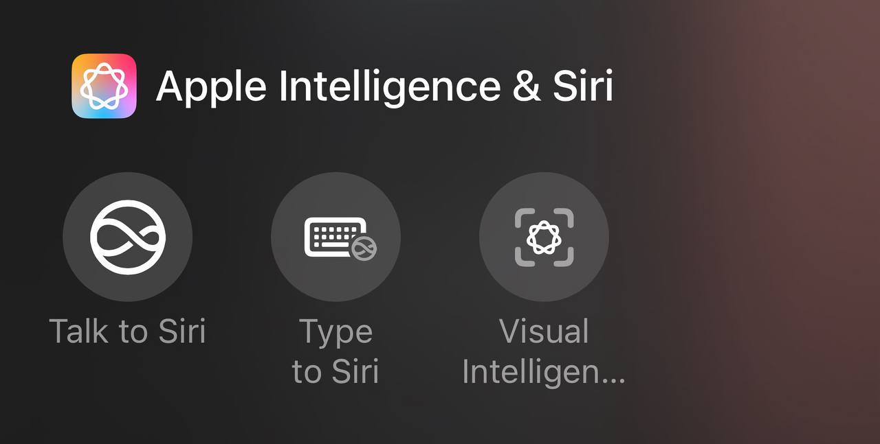 Новое в iOS 18.4 beta 2:    Пункт управления – также добавлен новый виджет для быстрого запуска   Visual Intelligence на iPhone 15 Pro/15 Pro Max, ровно также как у iPhone 16e