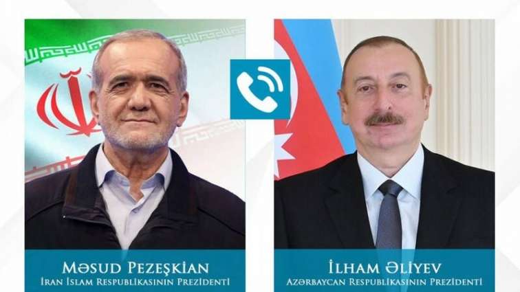 Сегодня состоялся телефонный разговор между президентом Азербайджана Ильхамом Алиевым и президентом Ирана Масудом Пезешкианом. Ильхам Алиев выразил соболезнования в связи с гибелью граждан Ирана в ходе недавних событий, а пострадавшим - скорейшего выздоровления. Также Алиев пригласил Масуда Пезешкиана на саммит Организации экономического сотрудничества ОЭС , который состоится в Азербайджане в начале июля. Напомним, что саммит запланирован на 3-4 июля и пройдет в Степанакерте.