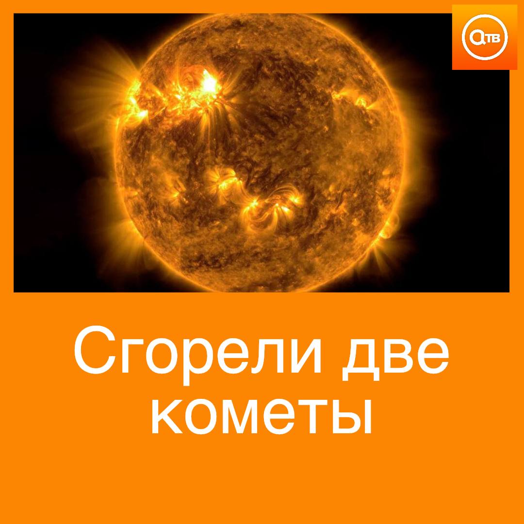 На Солнце за несколько часов сгорели две кометы По данным Лаборатории солнечной астрономии Института космических исследований ИКИ РАН воздушные тела появились из первичного газо пылевого облака во времена формирования солнечной системы Объекты являются одними из древнейших тел возраст которых может превышать возраст самого Солнца Накануне в ИКИ РАН сообщили о двух сильных вспышках класса М на Солнце которые произошли в ночь на 17 октября