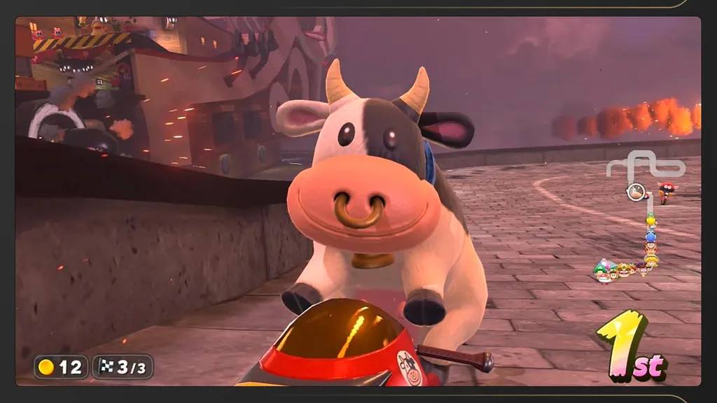Активисты возбудились: Nintendo угнетает корову  Игре Mario Kart World прилетело с неожиданной стороны: возбудились зоозащитники из организации PETA. Требуют убрать кольцо из носа Коровы. Мол, это не декор, а «символ жестокости и напоминание об издевательствах в молочной промышленности».   Nintendo пока молчит, а в интернете уже началась потасовка. Все детали — по ссылке.  Корова — дело святое, или ищущий всегда найдёт? Пиши в комментах, насколько сильно тебя оскорбляет вся эта движуха.  P. S. Задорно получится, если сейчас юристы Nintendo подтянутся и засудят активистов за… за что-нибудь.  #digitalrazor_news