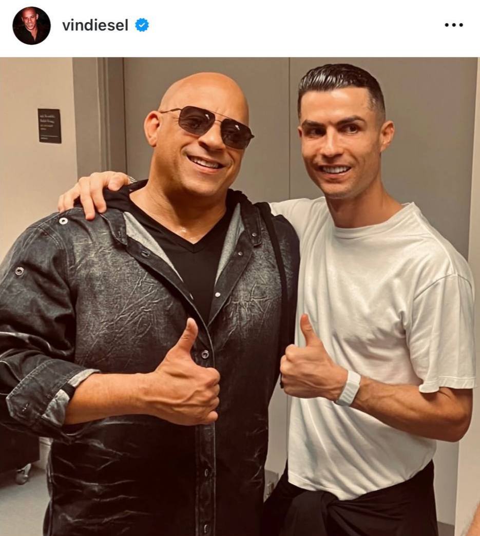 Криштиану Роналду появится в новой части фильма Форсаж Вин Дизель намекнул на участие футболиста в следующей части франшизы Для него якобы уже разрабатывается роль Напомним что выход Форсажа 11 запланирован на апрель 2027 года ВПШ