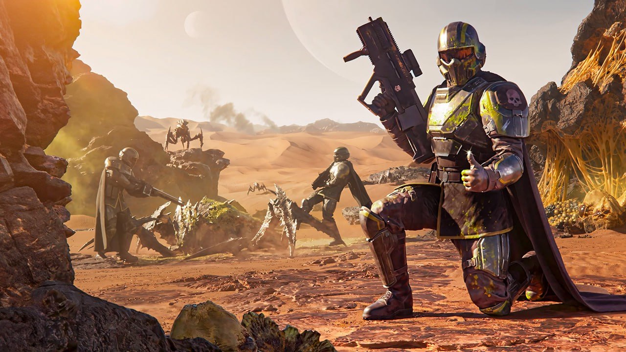 Helldivers 2 выйдет на консолях Xbox Series X S  26 августа на консолях Xbox Series X S состоится релиз кооперативного шутера Helldivers 2. Предварительные заказы на базовое издание игры и расширенное Super Citizen, включающее различные бонусы, уже открыты в Microsoft Store.   «Мы знаем, что геймеры просили об этом уже давно, и мы очень рады добавить в нашу игру больше адских десантников», — сказал директор игры Микаэль Эрикссон.  Версия для консолей Microsoft поддерживает кроссплатформенный мультиплеер, что позволит равномерно наносить демократию врагам Супер-Земли на всех платформах.  «Последняя линяя нападения галактики. Станьте Адским Десантником и сражайтесь за свободу по всему враждебному космосу в динамичном, безумном и беспощадном шутере с видом от третьего лица»