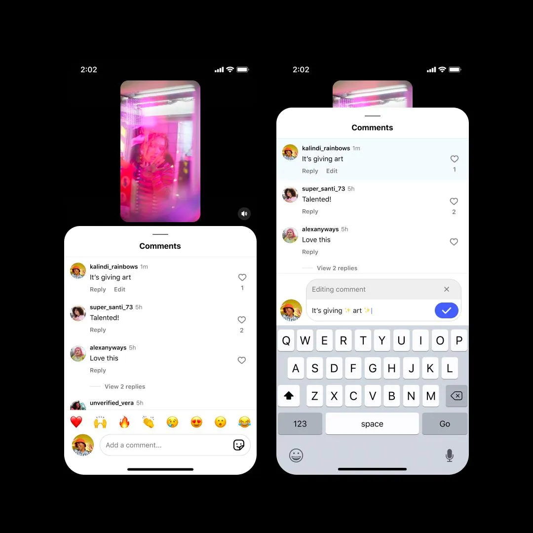 В Instagram теперь можно редактировать свои комментарии Но есть нюанс изменить текст можно только в течение 15 минут после публикации Рядом с отредактированным комментарием появляется соответствующее предупреждение для остальных пользователей принадлежит Meta признанной экстремистской и запрещенной в России   www iphones ru 1367537 новости iphonesru