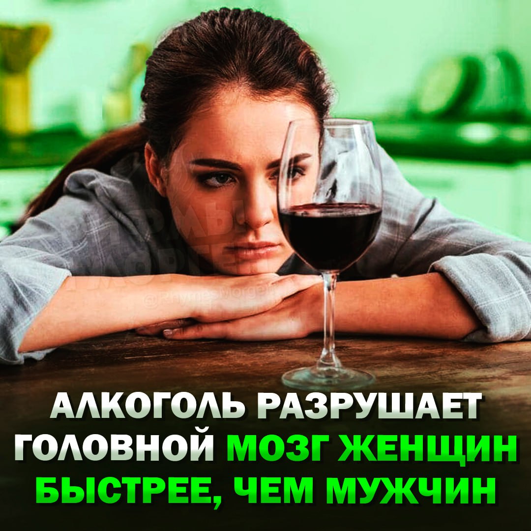 Алкоголь разрушает мозг женщин быстрее, чем мужчин, — такое заявление сделали учёные У женщин с алкогольной зависимостью уровень иммунных клеток мозга значительно ниже, чем у здоровых, особенно в мозжечке и гипокампе — это сопровождается нарушением когнитивных функций и ростом тревожности. У мужчин подобных изменений зафиксировано не было. Женщины, меньше бухайте. К мужикам вопросов нет. Рифмы и Морген