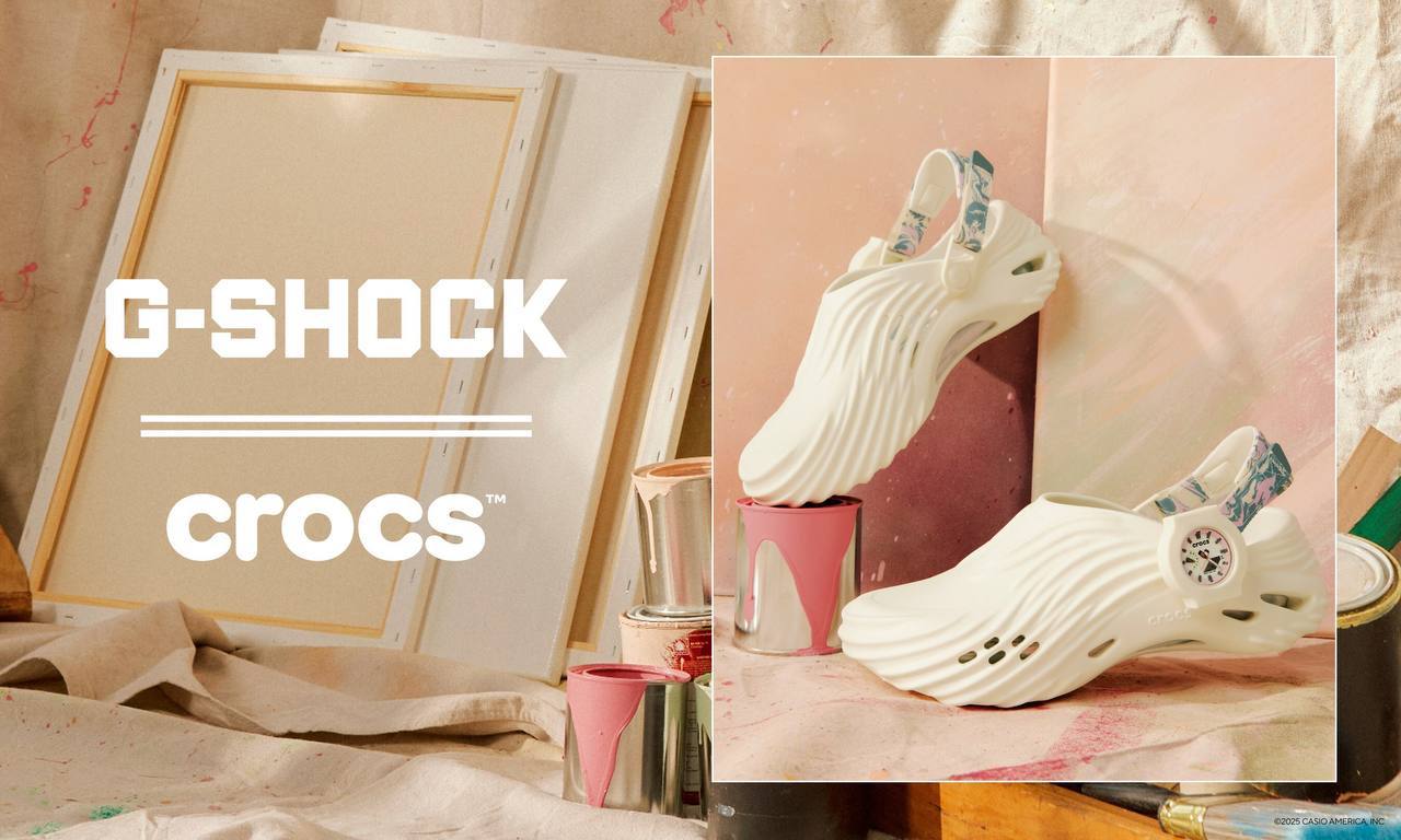 Аплодирую стоя: Crocs и Casio G-SHOCK в конце мая выпускают кроксы со встроенными часами GA-2100. Да, часы будут прямо в обуви! И это не просто бутафория: их можно вытащить и носить как обычные наручные. При этом у них присутствует полный функционал: время, секундомер, таймер, водонепроницаемость до 200 метров, указатель дня недели и будильник. А ещё покрытие светится в темноте и это все за $200. Так что теперь, чтобы узнать время, можно не тянуться к запястью, а просто поднять ногу
