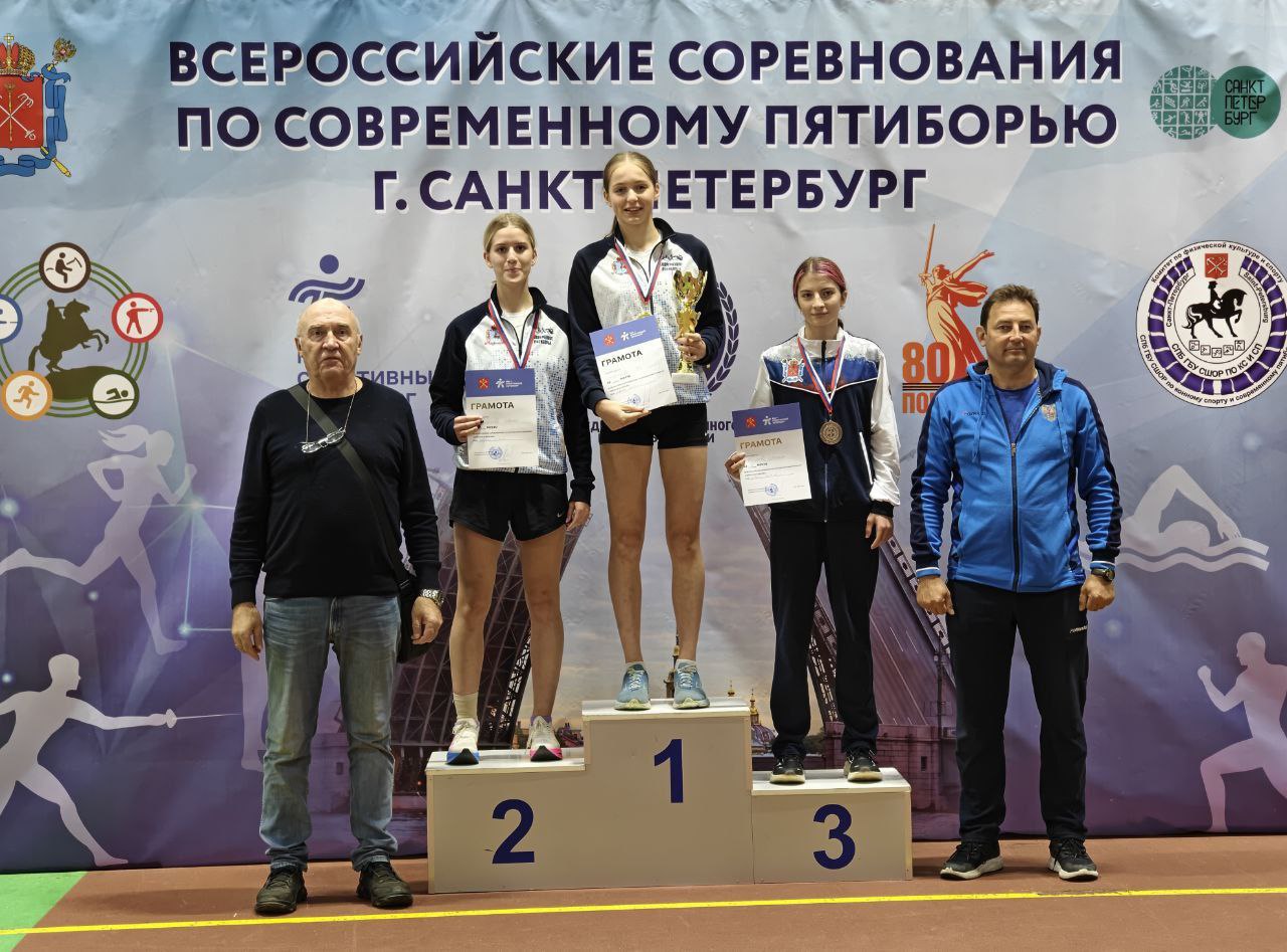 БУДУЩЕЕ СПОРТА В нашем городе состоялись Всероссийские соревнования по современному пятиборью Памяти Михаила Михайловича Боброва Воспитанники петербургской СШОР по конному спорту и современному пятиборью в числе призеров турнира Среди юношей 15 16 лет серебряную медаль завоевал Глеб Горшков У девушек в этом же возрасте Мария Кулиева удостоена бронзовой награды Анна Шамонина показала второй результат в состязаниях среди девушек 17 18 лет Тренеры спортсменов Наталья Соколова Андрей Зубков и Алексей Кухарев МыСпортивныйПетербург ВсероссийскиеСоревнования МихаилБобров СовременноеПятиборье СШОРпоКСиСП