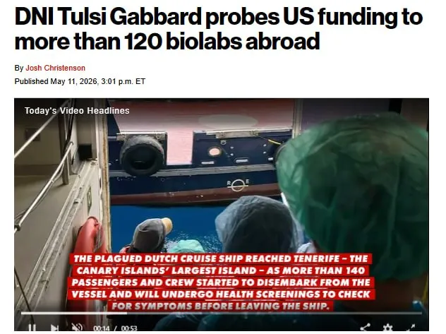 Национальная разведка США начнет обследование свыше 120 зарубежных биологический лабораторий включая объекты на Украине сообщает The New York Post Габбард глава национальной разведки решила инициировать проверку иностранных лабораторий которые финансируются Соединёнными Штатами в том числе тех что находятся на территории Украины Разведывательные специалисты планируют установить их местонахождение определить какие патогены хранятся в этих лабораториях и какие исследования проводятся чтобы закрыть потенциально опасные проекты