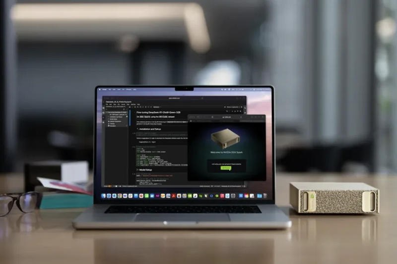 Nvidia запускает продажи DGX Spark мини суперкомпьютера для ИИ С 15 октября на рынок выходит Nvidia DGX Spark мини ПК предназначенный для работы с алгоритмами искусственного интеллекта Его стоимость составляет 3999 и он будет доступен как на сайте производителя так и у партнёров Технические характеристики Процессор 20 ядерный Arm процессор Grace Ускоритель Nvidia GB10 с архитектурой Blackwell Память 128 Гбайт LPDDR5x Хранение SSD NVMe на 4 Тбайт ОС Модифицированная версия Ubuntu Linux Nvidia DGX оптимизированная под ИИ Хотя устройство выглядит как обычный мини ПК оно предназначено для локального запуска продвинутых моделей ИИ Nvidia позиционирует его как найменьший в мире компьютер с ИИ обеспечивающий уровень производительности сравнимый с центрами обработки данных Подробнее о характеристиках можно прочитать здесь Unlim AI