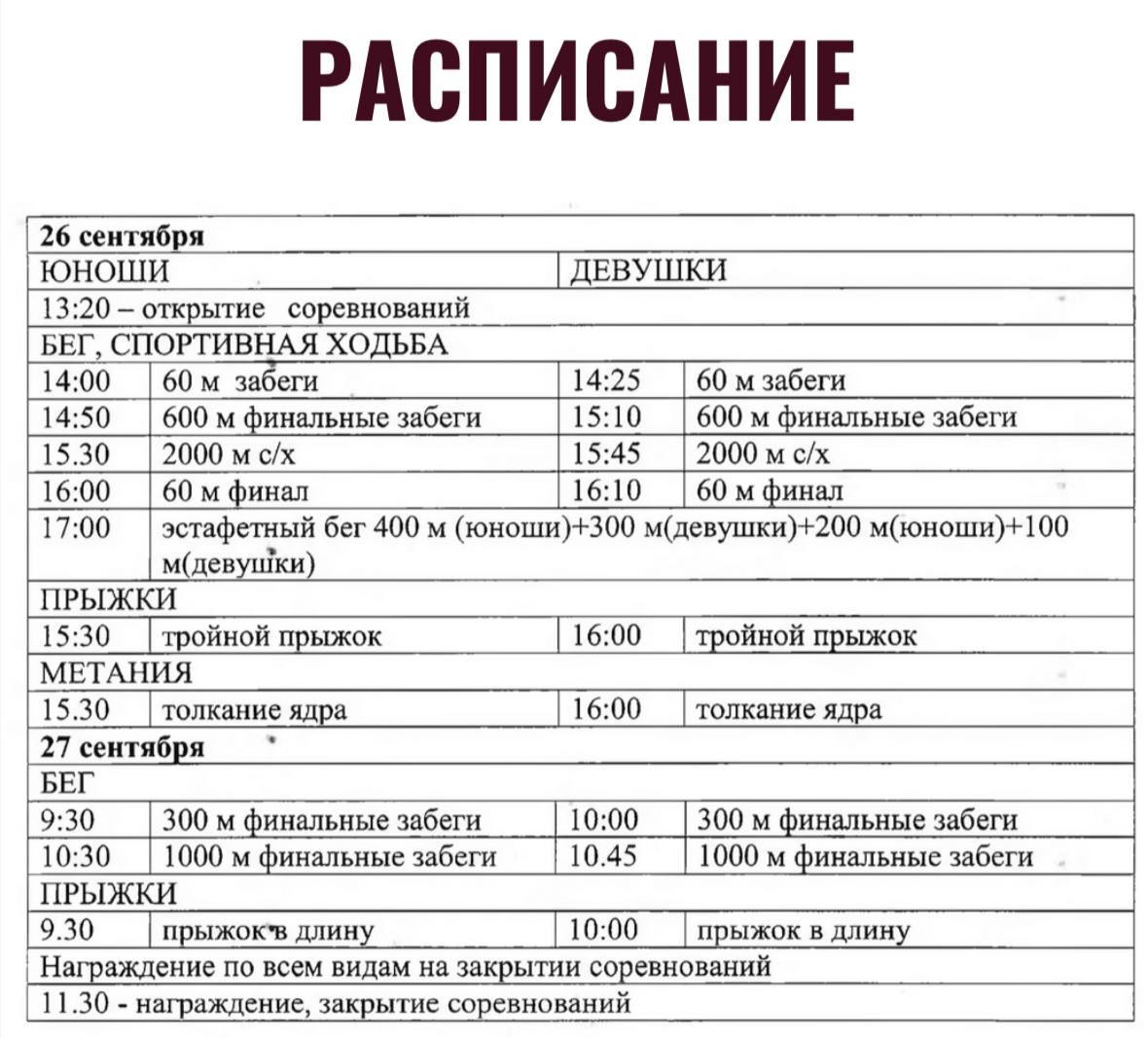 Ляховичи встречают юных чемпионов 26 27 сентября городской стадион ул Ленина 53 V открытый республиканский турнир по лёгкой атлетике памяти мастера спорта международного класса чемпиона Европы Геннадия Валюкевича  На старт выйдут юноши и девушки 2011 года рождения и моложе будущие звёзды белорусского спорта В программе  бег 60 м 300 м 600 м 1000 м  спортивная ходьба 2000 м  смешанная эстафета 400 300 200 100 м  прыжок в длину и тройной прыжок  толкание ядра Торжественное открытие 26 сентября в 13 20 Приходите поддержать юных атлетов и зарядиться энергией спорта 1  1  1