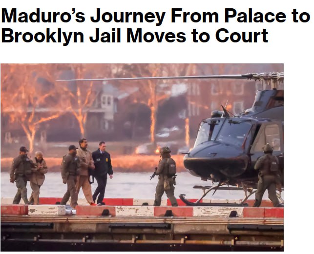 Суд над Мадуро в США состоится не ранее 2027 года пишет Bloomberg Агентство пишет что судья установит предварительный график обмена доказательствами и досудебных ходатайств а само судебное разбирательство как ожидается состоится не раньше 2027 года Сегодня будет формальное первичное заседание во время которого судья установит начальный график обмена доказательствами и предварительных ходатайств а также возможность освобождения Мадуро под залог который считается маловероятным говорится в статье Сайт Страна X Twitter Прислать новость фото видео Реклама на канале Помощь