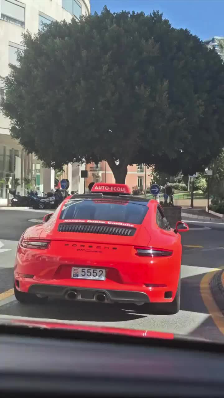 Автошкола Монако предлагает обучение вождению на Porsche 911 Carrera