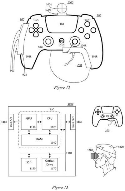 Sony подала заявку на патент аксессуара для DualSense, который даст возможность превратить контроллер в пистолет для шутеров и приключенческих игр.  Аксессуар крепится к нижней части контроллера и задействует кнопки R1 и R2 для прицеливания, что еще больше погружает игроков в игровой процесс.  Однако в данный момент это всего лишь концепция и её воплощение не является гарантированным.