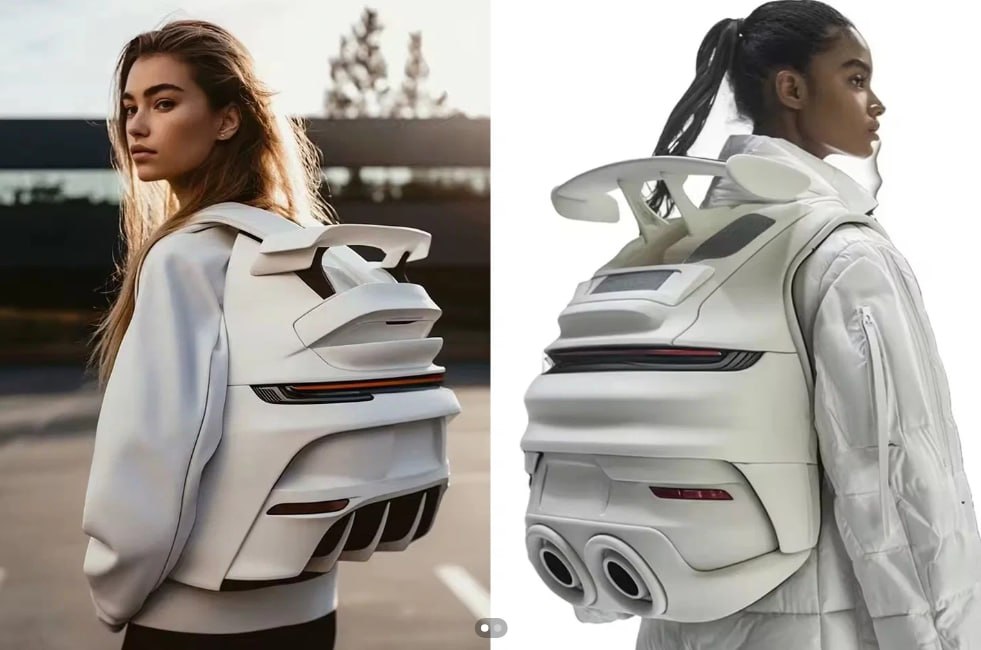 Красивое: китайский бренд выпустил РЮКЗАКИ в стиле Porsche 911.  Производитель предлагает несколько вариантов с разными задниками. Цена — от 200 долларов  примерно 15 тысяч рублей .   Единственный Porsche, который мы можем себе позволить.