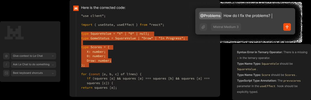 Стартап Mistral AI выпустил ИИ-ассистента Mistral Code для программирования — «конкурента» GitHub Copilot. Он доступен в средах разработки JetBrains и VSCode vc.ru/ai/2027773
