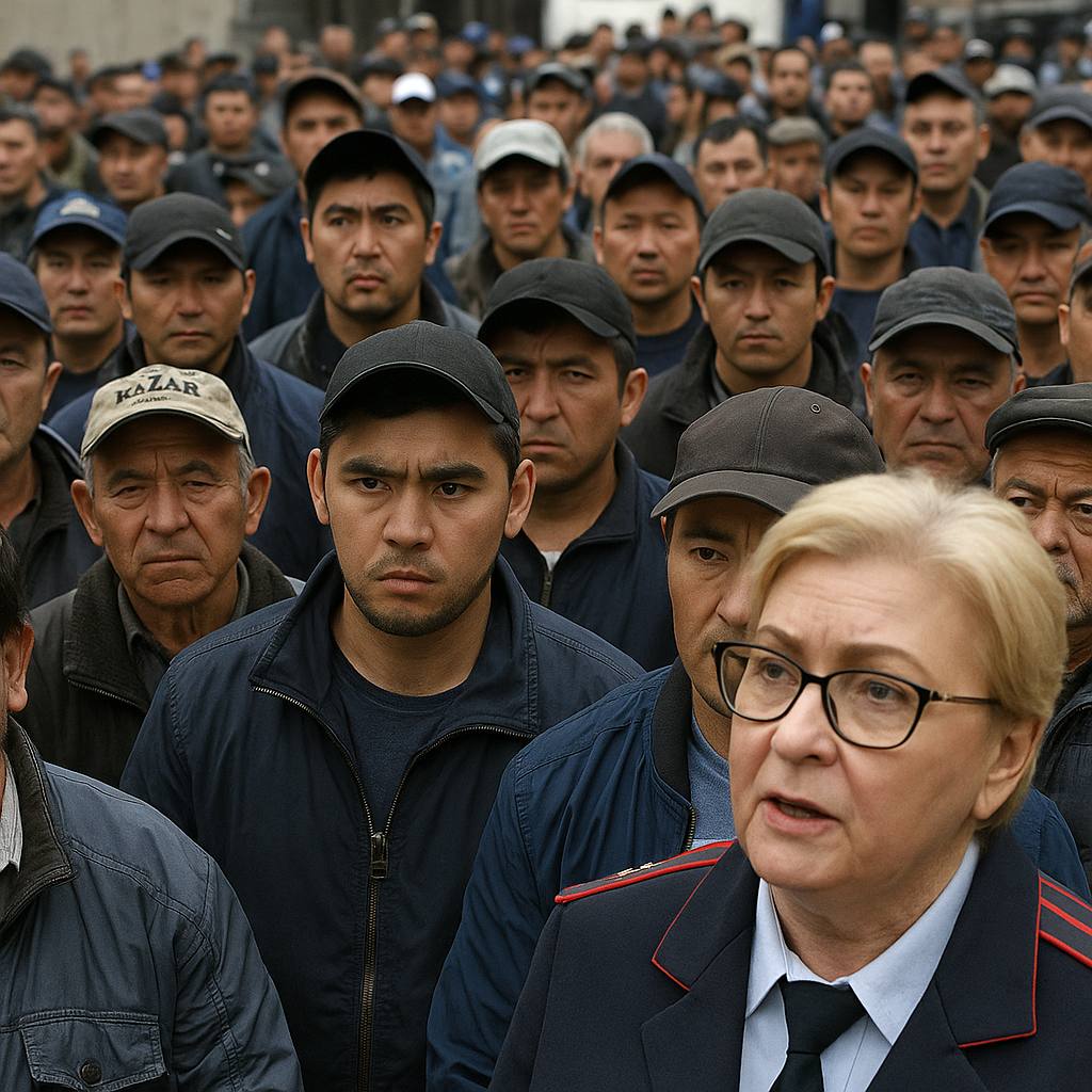 В Россию въехали более 6 млн мигрантов, 700 тысяч — нелегально Начальник миграционного управления МВД Валентина Казакова заявила на ПМЭФ, что в 2024 году в Россию прибыли свыше 6 миллионов мигрантов. Из них около 700 тысяч — находятся в стране с нарушением правил. МВД продолжает усиливать контроль и внедрять цифровые механизмы учёта, но масштабы проблемы сохраняются; Также усиливаются проверки работодателей и мест проживания мигрантов. Да, всё под надзором Нет, пора закручивать гайки / Реклама