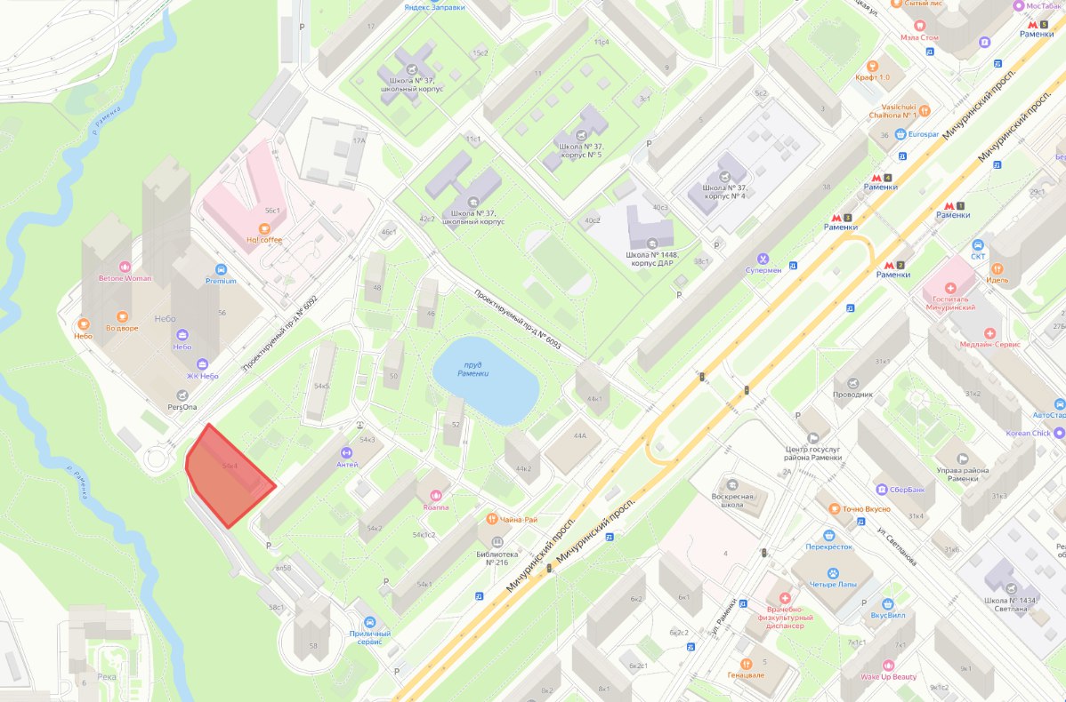 На Мичуринском проспекте построят небоскреб в рамках программы реновации Столичные власти объявили тендер на проектирование и строительство высотного жилого комплекса по адресу Мичуринский проспект д 54 к 4 Согласно техническому заданию подрядчику предстоит разработать проект и возвести дом площадью 51 550 м² и высотой порядка 170 метров Только 25 площадей будут предназначены для городских нужд остальные для коммерческой реализации Сейчас на этом месте находится пятиэтажный жилой дом который начали расселять в конце 2023 года Начальная цена контракта 11 9 млрд рублей Итоги конкурса планируется подвести 28 ноября stroi news