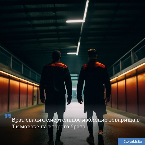 Тымовский райсуд определился с мерой ответственности двум братьям насмерть забившим общего приятеля citysakh ru news 121864