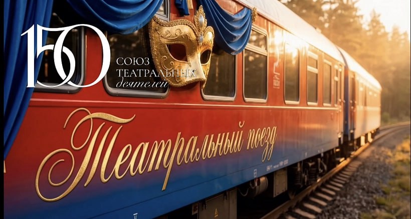 Утверждены города участники Всероссийского проекта Театральный поезд В 2026 году вся страна будет отмечать 150 летие Союза театральных деятелей России к юбилейной дате будет запущен всероссийский проект Театральный поезд Поезда с артистами театров отправятся в путешествие в мае 2026 года по маршрутам Владивосток Москва и Севастополь Москва Всего театральный марафон охватит 43 города России В каждом городе где остановятся поезда пройдут театральные фестивали в рамках которых зрителям будут представлены лучшие спектакли различных жанров из разных регионов драма опера балет кукольный театр и другие а также пройдут образовательные мероприятия мастер классы и творческие встречи Восточный маршрут Владивосток Москва это 25 остановок Владивосток Хабаровск Биробиджан Новый Ургал Тында Чита Улан Удэ Иркутск Братск Северобайкальск Красноярск Кемерово Томск Новосибирск Омск Тюмень Курган Челябинск Екатеринбург Пермь Киров Кострома Ярославль Санкт Петербург Москва Южный маршрут Севастополь Москва 19 остановок Севастополь Симферополь Краснодар Ростов на Дону Волгоград Саратов Самара Уфа Ульяновск Казань Нижний Новгород Саранск Рязань Тамбов Воронеж Курск Смоленск Калуга Москва Кульминацией станет одновременное прибытие обоих поездов в Москву в июне Проект реализуется при поддержке Министерства культуры Российской Федерации ОАО РЖД и Президентского фонда культурных инициатив