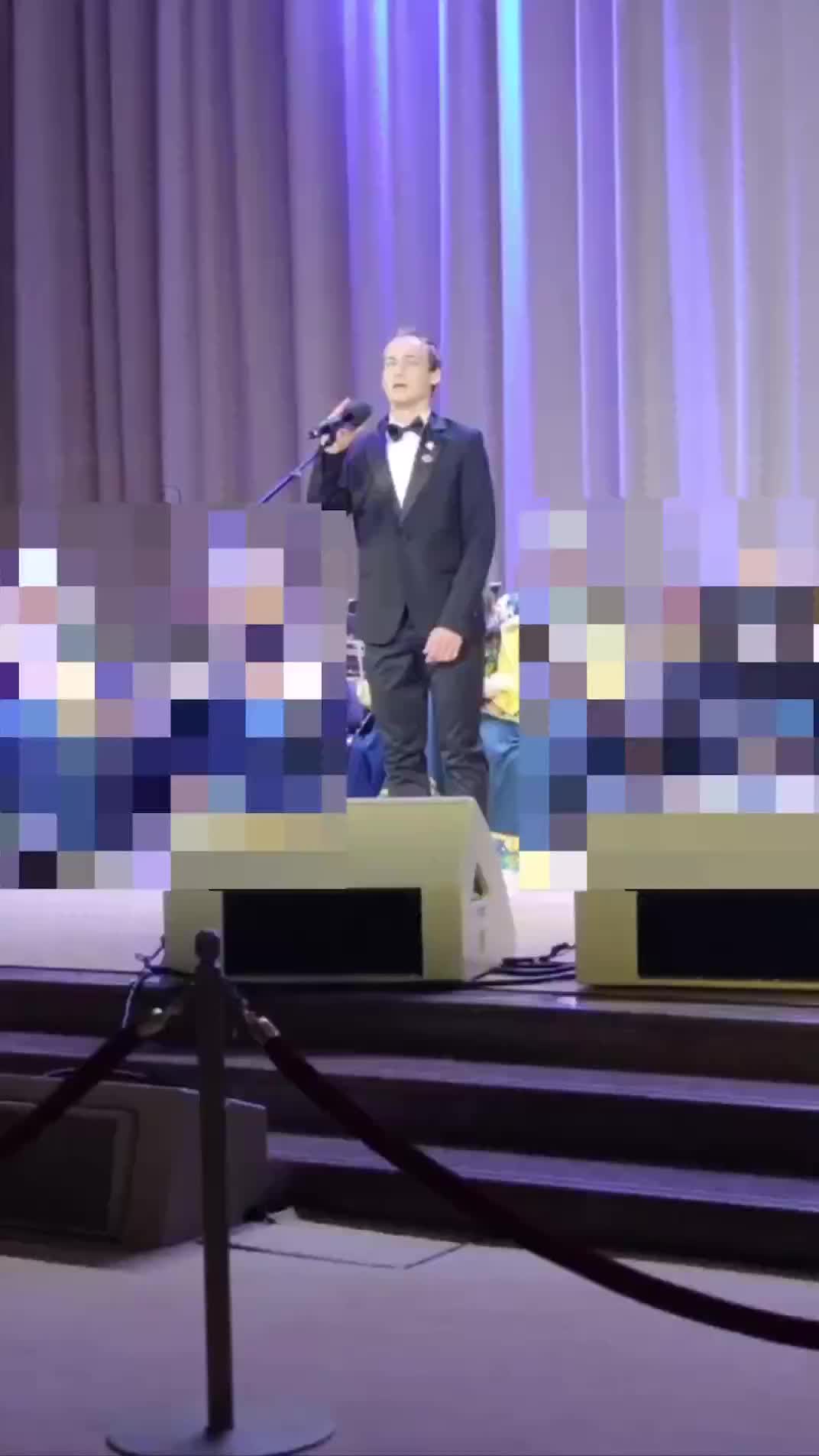 Вадим Дзюба выступил в Храме Христа Спасителя в поддержку политзаключенных