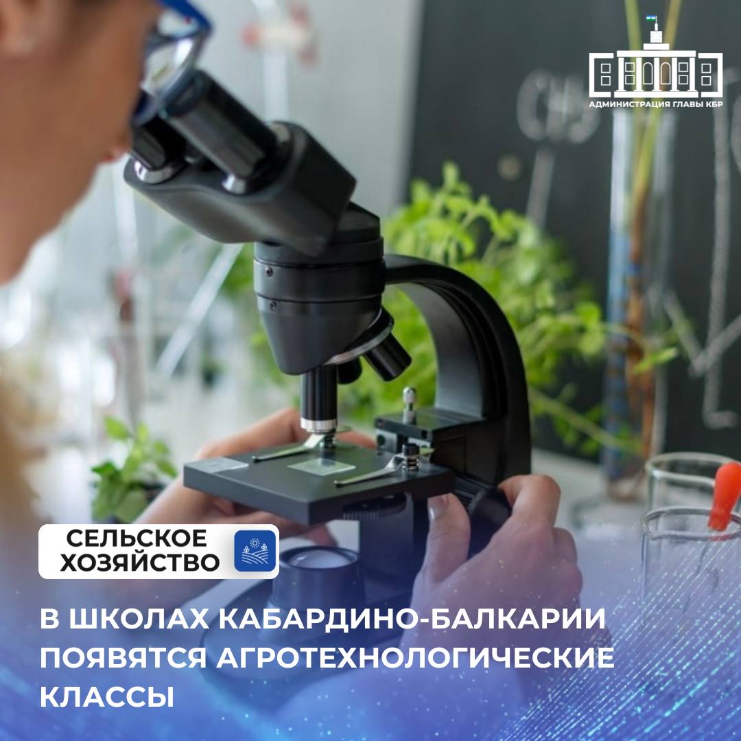 Четыре агротехнологических класса откроются в школах Кабардино-Балкарии с 1 сентября в рамках нацпроекта «Технологическое обеспечение продовольственной безопасности». Упор будет сделан на науки, важные для развития агропромышленного комплекса. Профильные классы будут открыты в школе села Красноармейского, в Кишпеке, средней школе №1 в Кубе и лицее №1 в Тырныаузе. Пилотный проект реализуют в регионах, где сельхозпроизводство имеет значимую долю в общем экономическом обороте. Цель – пробудить у подрастающего поколения интерес к аграрным профессиям. Программой предусмотрено углубленное изучение физики, химии, биологии и математики с акцентом на аграрные задачи и современные технологии в сельском хозяйстве.