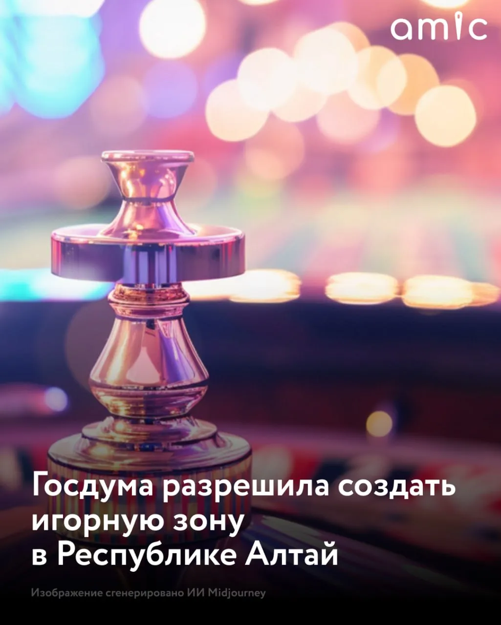 Госдума приняла во втором и третьем чтении закон о создании игорной зоны в Республике Алтай пишет ТАСС Игорную зону планируют построить в Майминском районе сообщал в феврале глава региона Андрей Турчак В настоящее время в России действуют четыре игорные зоны Сибирская монета в Алтайском крае Янтарная в Калининградской области Красная поляна в Краснодарском крае и Приморье в Приморском крае Закон включает Республику Алтай в перечень регионов где могут создаваться игорные зоны поскольку она обладает таким же туристическим потенциалом Закон вступает в силу через 10 дней после официального опубликования По предварительным оценкам игорная зона создаст порядка тысячи новых рабочих мест и сможет ежегодно приносить в бюджет не менее 300 миллионов рублей Подписывайтесь на amic ru в Max