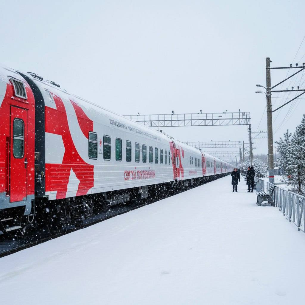 Медпоезд Святой Пантелеймон приедет в Хабаровский край С 13 по 25 января жители отдаленных населенных пунктов Хабаровского края смогут пройти комплексное медицинское обследование в передвижном консультативно диагностическом центре Святой Пантелеймон Прием будет осуществляться с 8 00 до 18 00 на следующих станциях 13 января Литовко 14 января Санболи 15 января Болонь 16 17 января Эльбан 18 января Селихин 19 января Кун 20 января Гурское 21 января Уктур 22 января Высокогорная 23 января Кенада 24 января Тулучи 25 января Тумнин 26 января Советская Гавань Сортировочная Пациенты смогут бесплатно получить консультацию врачей различных специальностей и пройти обследования от УЗИ и ЭКГ до лабораторных анализов Что взять с собой паспорт полис ОМС СНИЛС Берегите свое здоровье