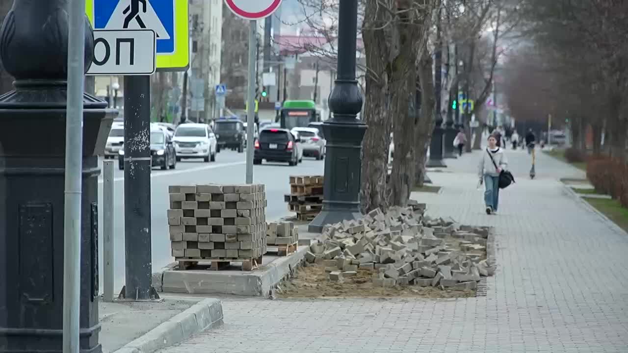 Ремонт проспекта Победы в Южно-Сахалинске завершится к сентябрю 2025 года