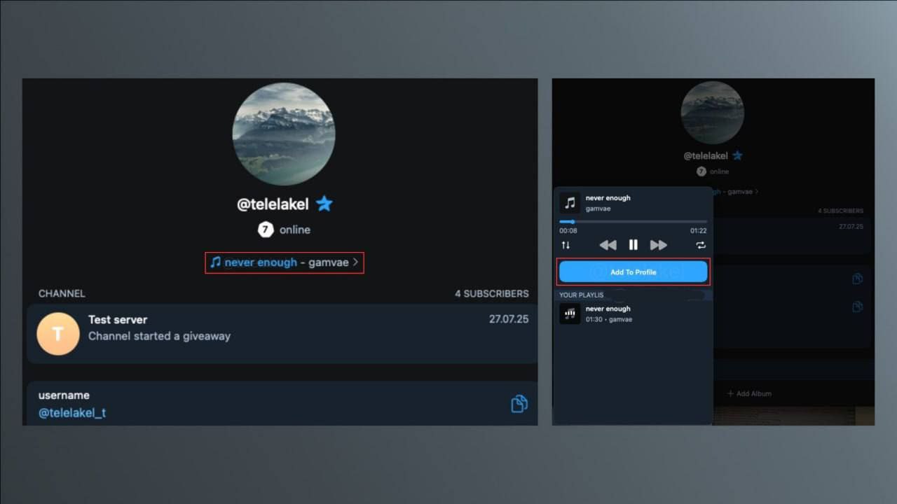 В Telegram появится аудиостатус музыку можно будет добавить прямо в профиль Вероятно её смогут послушать другие пользователи banksta