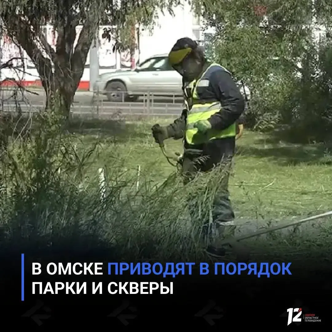 В Омске приводят в порядок парки и скверы Управление дорожного хозяйства и благоустройства приступило к покосу травы Работы проводятся по поручению губернатора Виталия Хоценко особое внимание уделяется содержанию общественных пространств где отдыхают омичи а также своевременной уборке мусора и покосу травы Вчера работы велись на улицах Транссибирская Стальского Масленникова Заозёрная а также в парке Победы и сквере Борцов Революции С начала мая уже выкошено более 70 гектаров травы Подписывайтесь на 12 канал в МАХ