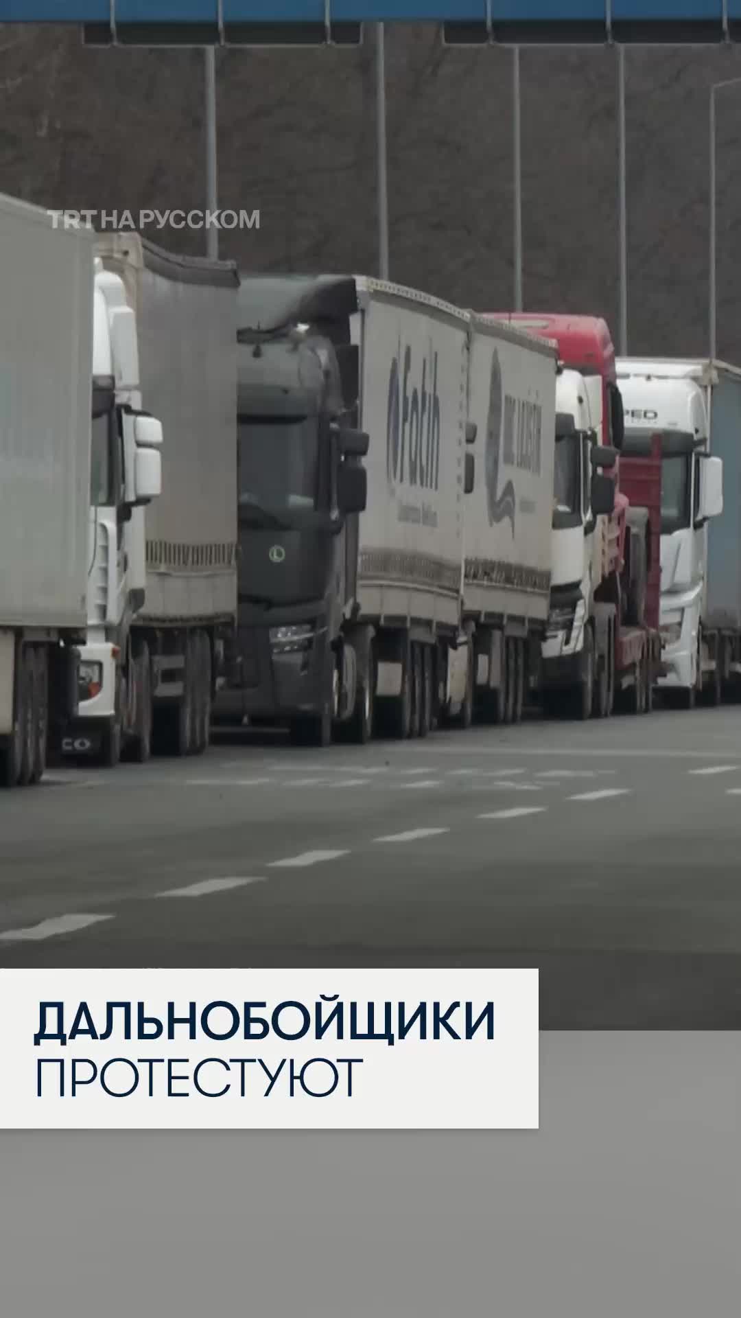 Протесты дальнобойщиков против новых правил Шенгена блокируют границы ЕС