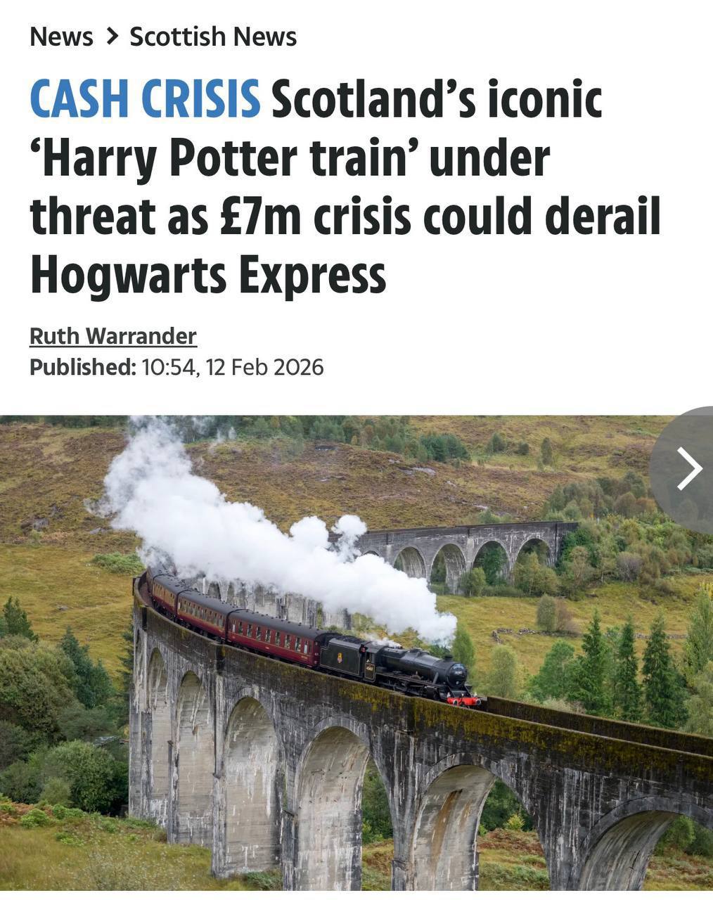 Хогвартс экспресс могут закрыть Владельцев обязали установить на двери вагонов центральные замки для большей безопасности Это стоит 7 млн фунтов стерлингов в семь раз больше чем поезд зарабатывает за целый год bankser