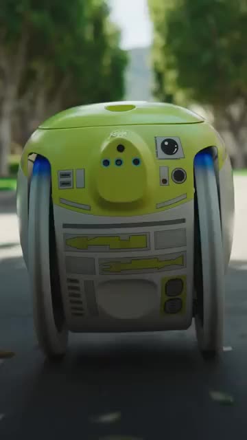 Disney и Piaggio представили робота-помощника G1T4-M1N1 с автопилотом