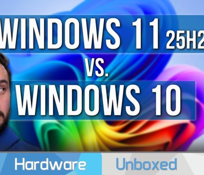 Hardware Unboxed сравнил Windows 11 25H2 с Windows 10 в 14 актуальных играх Авторы YouTube канала Hardware Unboxed опубликовали результаты сравнительного тестирования операционных систем Windows 11 25H2 и Windows 10 22H2 в 14 современных играх с разрешениями Full HD Quad HD и Ultra HD В качестве тестового стенда использовался ПК с процессором Ryzen 9800X3D видеокартой GeForce RTX 5090 и 32 ГБ оперативной памяти стандарта DDR5 6000
