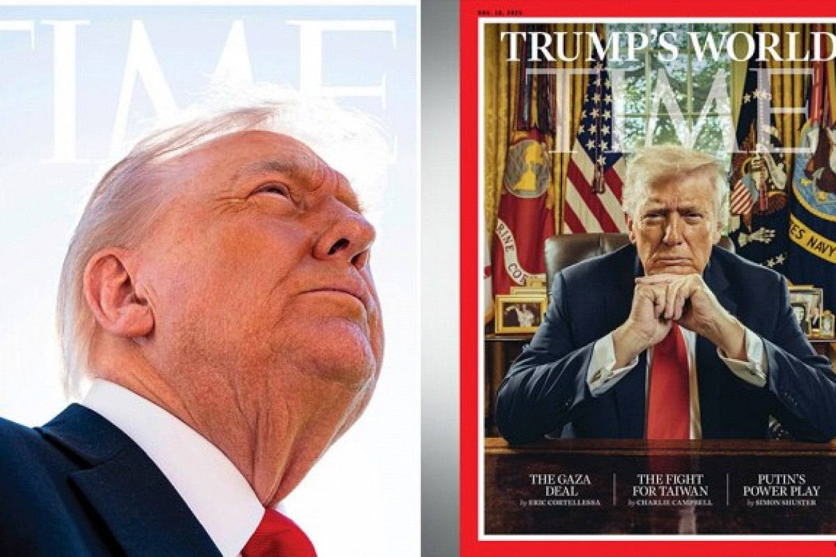 Time выпустил новую обложку с Трампом взамен раскритикованной Глава Белого дома все же заставил журнал поменять свое изображение на главной странице ноябрьского выпуска Предыдущая версия возмутила дедушку Донни Он заявил что его прическу специально скрыли а сверху добавили какую то крошечную корону На новом фото президент сидит за рабочим столом а подпись гласит Мир Трампа При этом в редакции напомнили что Дональд оказывался на их обложке больше 40 раз уступив по количеству публикаций только Рональду Рейгану и Ричарду Никсону Теперь корона точно не жмет   Подпишитесь на Абзац TG VK Дзен MAX Rutube