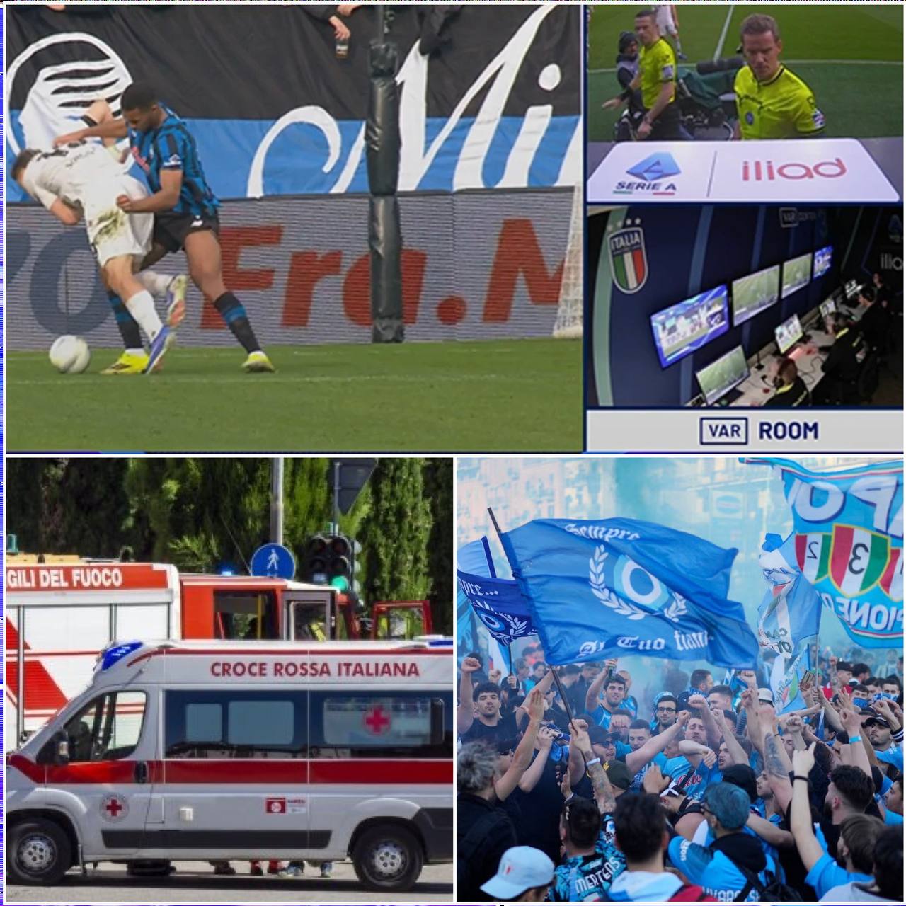 ВАР и жена с ножом чуть не лишили жизни фаната Наполи болельщик яростно проклинал судей которые проверяли пенальти в ворота Аталанты и отменили его Итальянец был настолько эмоционален что жена решила что он оскорбляет ее а не ВАР и пырнула супруга ножом В итоге фанат в реанимации а его жена в тюрьме Еще и Наполи в итоге проиграл и жестко наехал на арбитров Очередной аргумент сторонников отмены ВАР или женщина этого бедолаги просто давно искала повод Немедля подписывайся на Карпа