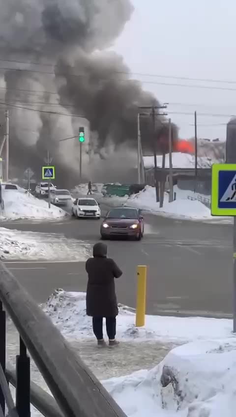 Пожар в частном доме на улице Янковского в Краснодаре