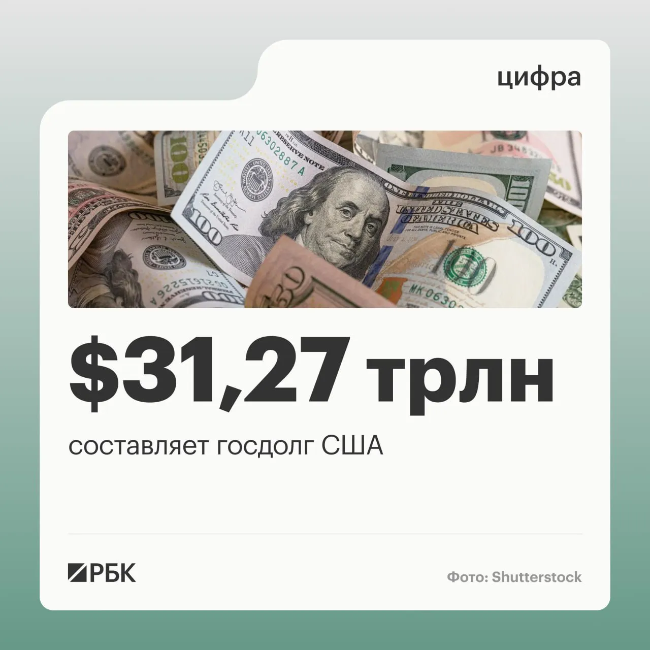 Госдолг США впервые со времен Второй мировой войны превысил размер национальной экономики передает Fox Business News со ссылкой на данные бюро экономического анализа По состоянию на 31 марта он достиг 31 27 трлн в то время как ВВП оценивается в 31 22 трлн за 12 месячный период Правительство стремительно приближается к рекордному показателю отношения долга к ВВП в 106 установленному в 1946 году  Канал РБК в Максе  Приложение РБК для iOS и Android