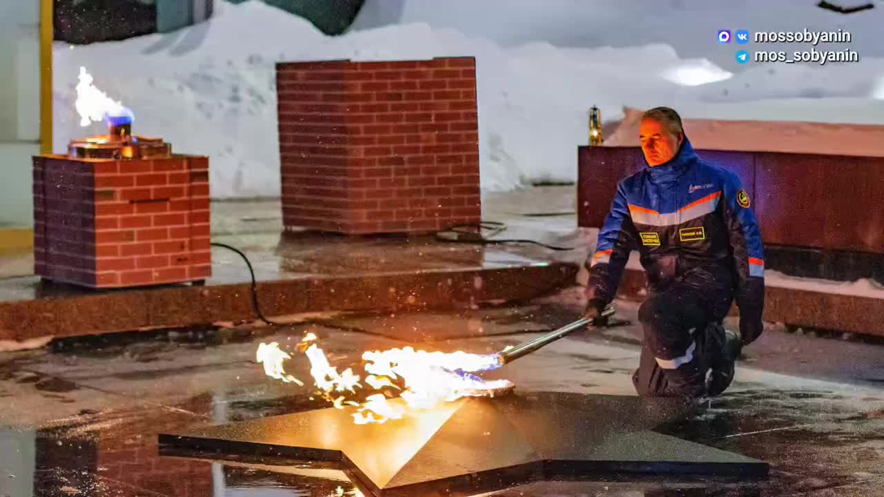 Профилактика Вечного огня перед Днем защитника Отечества