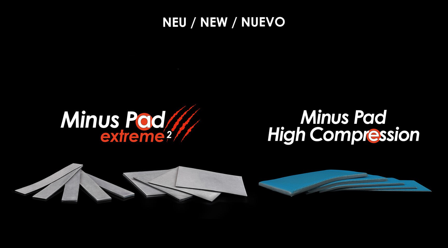 Thermal Grizzly выпустила новые термопрокладки Minus Pad extreme 2 и High Compression Первая модель предлагает улучшенный состав с частицами алюминия разных размеров которые заполняют мельчайшие зазоры в матрице и позволяют добиться максимальной теплопроводности данные по которой при этом не были раскрыты Доступные размеры 120 20 мм и 100 100 мм толщины от 0 5 до 3 мм ценник от 50 Прокладки не проводят ток High Compression подойдет для тех кто хочет использовать одну прокладку для разной толщины или же просто не знает нужную Такая модель продается в одном размере 120 100 мм и толщиной от 1 до 5 мм Цена от 20 Мой Компьютер