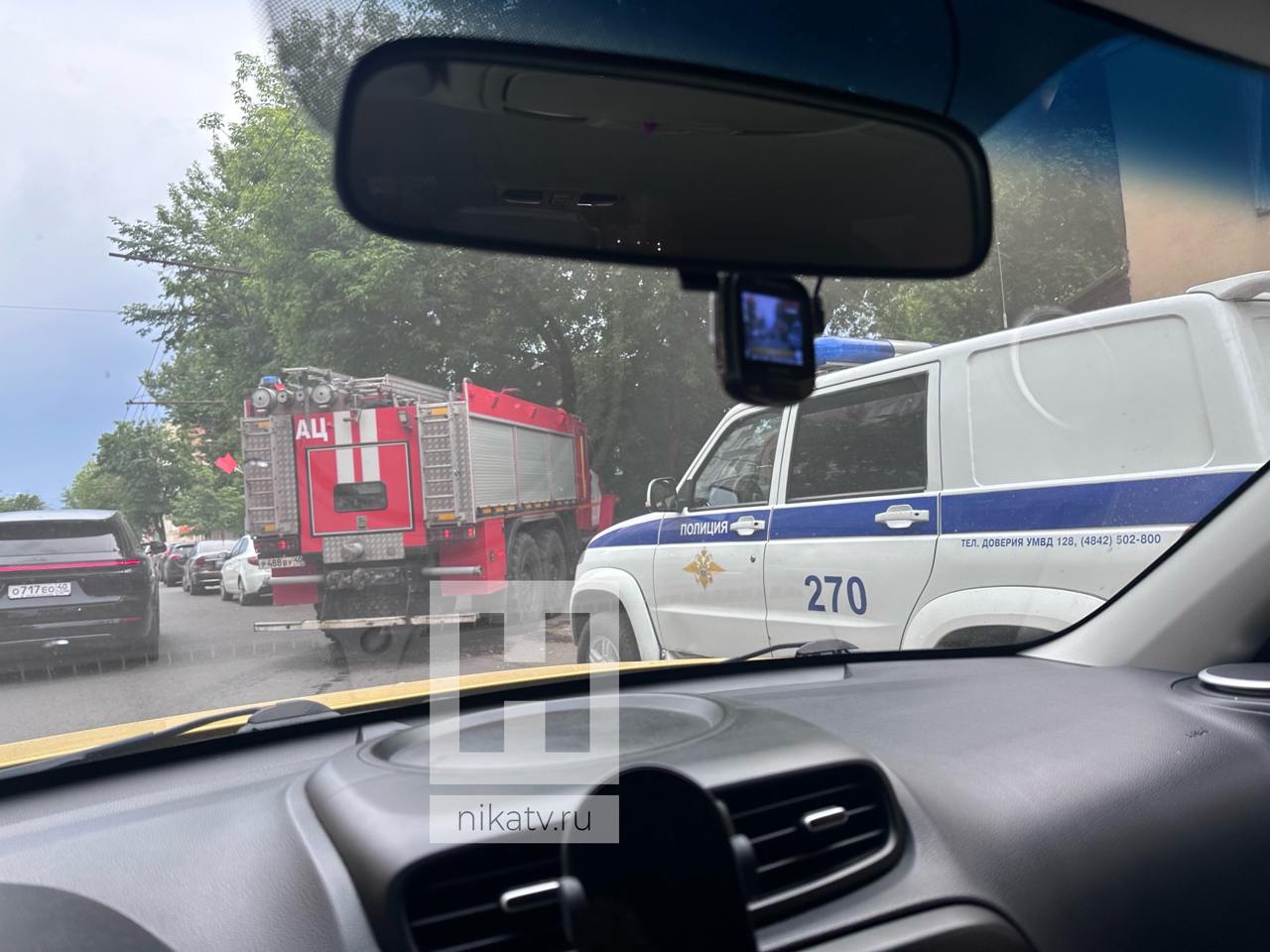 Подписчики сообщают "Никаботу", что пожарные и полиция уже на месте По предварительным данным, возгорание произошло на участке ул. Московской между улицами Суворова и Чижевского. Прислать новость Заказать рекламу