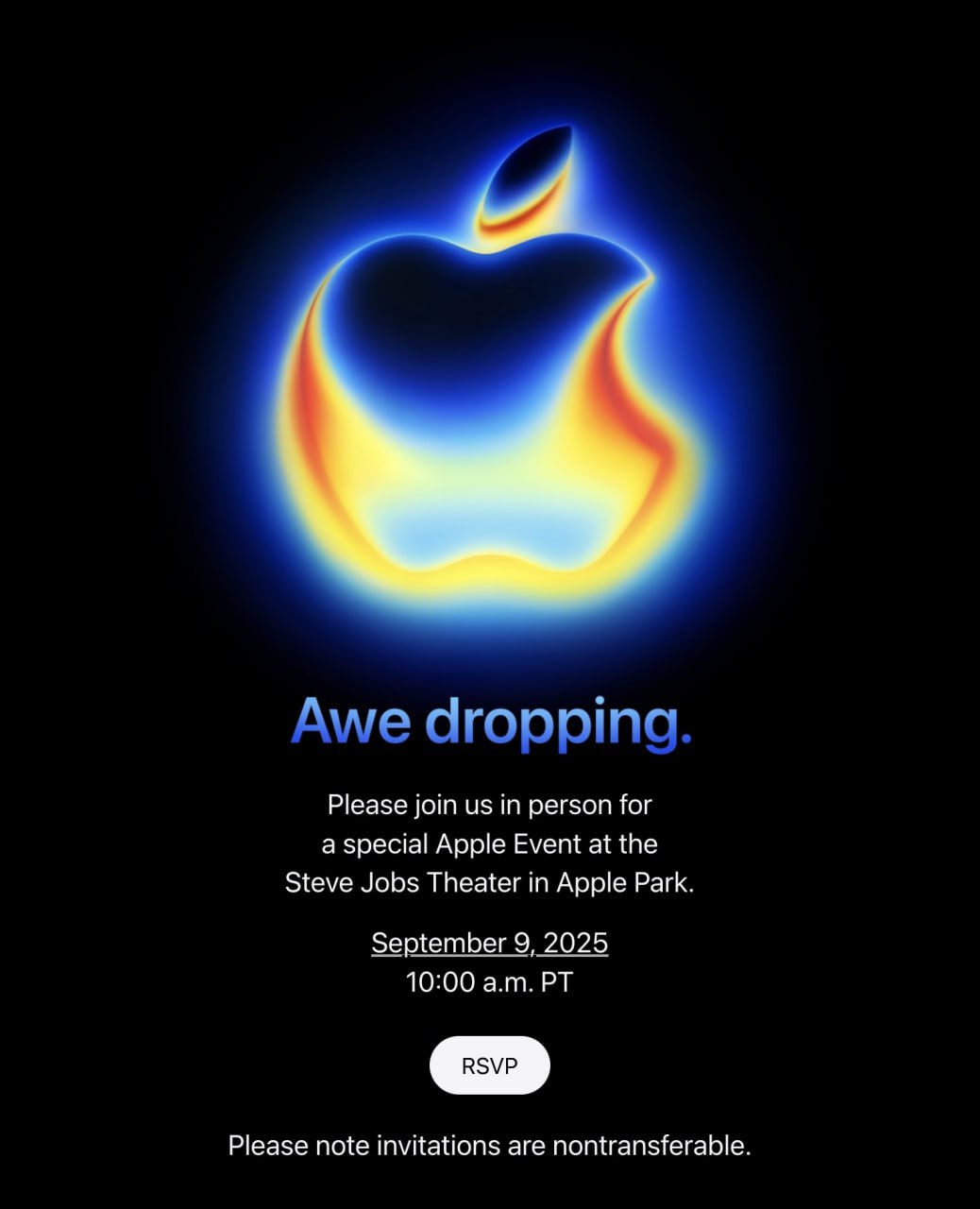 Apple анонсировала презентацию iPhone 17 Apple официально объявила что представит iPhone 17 уже 9 сентября в 20 00 по московскому времени Компания начала рассылку приглашений на мероприятие для журналистов и блогеров С нетерпением ждем этого события DeepTechNET Канал про тренды из мира IT технологий нейросетей и бизнеса