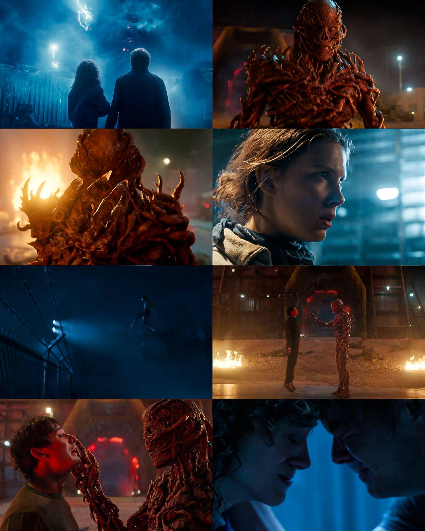 Создатели Очень странных дел наконец рассказали сколько будут идти оставшиеся серии 5 й эпизод 1 час 8 минут 6 й эпизод 1 час 15 минут 7 й эпизод 1 час 6 минут 8 й эпизод 2 часа 8 минут Премьера трёх новых серий состоится 26 декабря на Netflix финал запланирован на 1 января