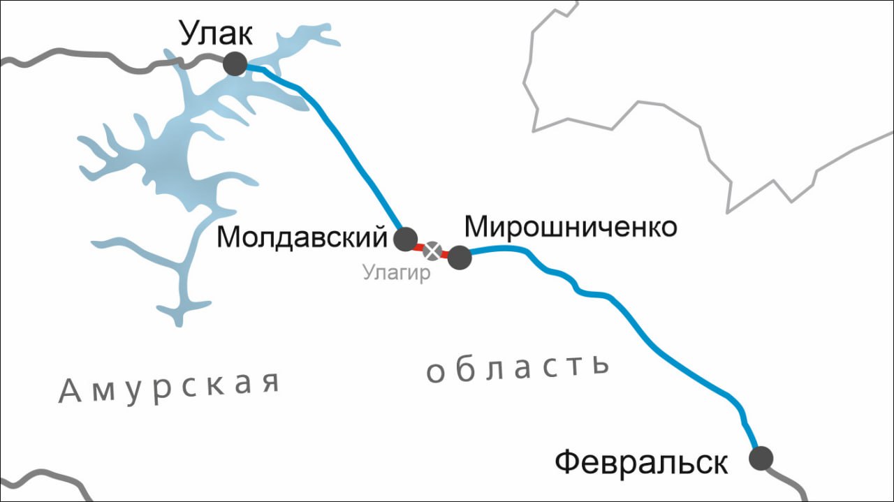 Модернизировали участок Молдавский Мирошниченко в Амурской области Открыли движение поездов по новой двухпутной вставке на участке Молдавский Мирошниченко В ходе строительства уложили 13 8 км пути и 4 стрелочных перевода возвели 3 моста Всего переработали более 540 тыс м³ грунта А для предотвращения таяния вечной мерзлоты и просадки пути откосы земляного полотна покрыли охлаждающей скальной наброской объёмом 11 4 тыс м³ Модернизированный перегон расположен на участке БАМа Улак Февральск Развитие инфраструктуры повысит его провозную способность и поможет нарастить грузовые перевозки Подписаться на Телеграмму РЖД Голосовать за канал Подписаться на РЖД в MAX Каналы железных дорог