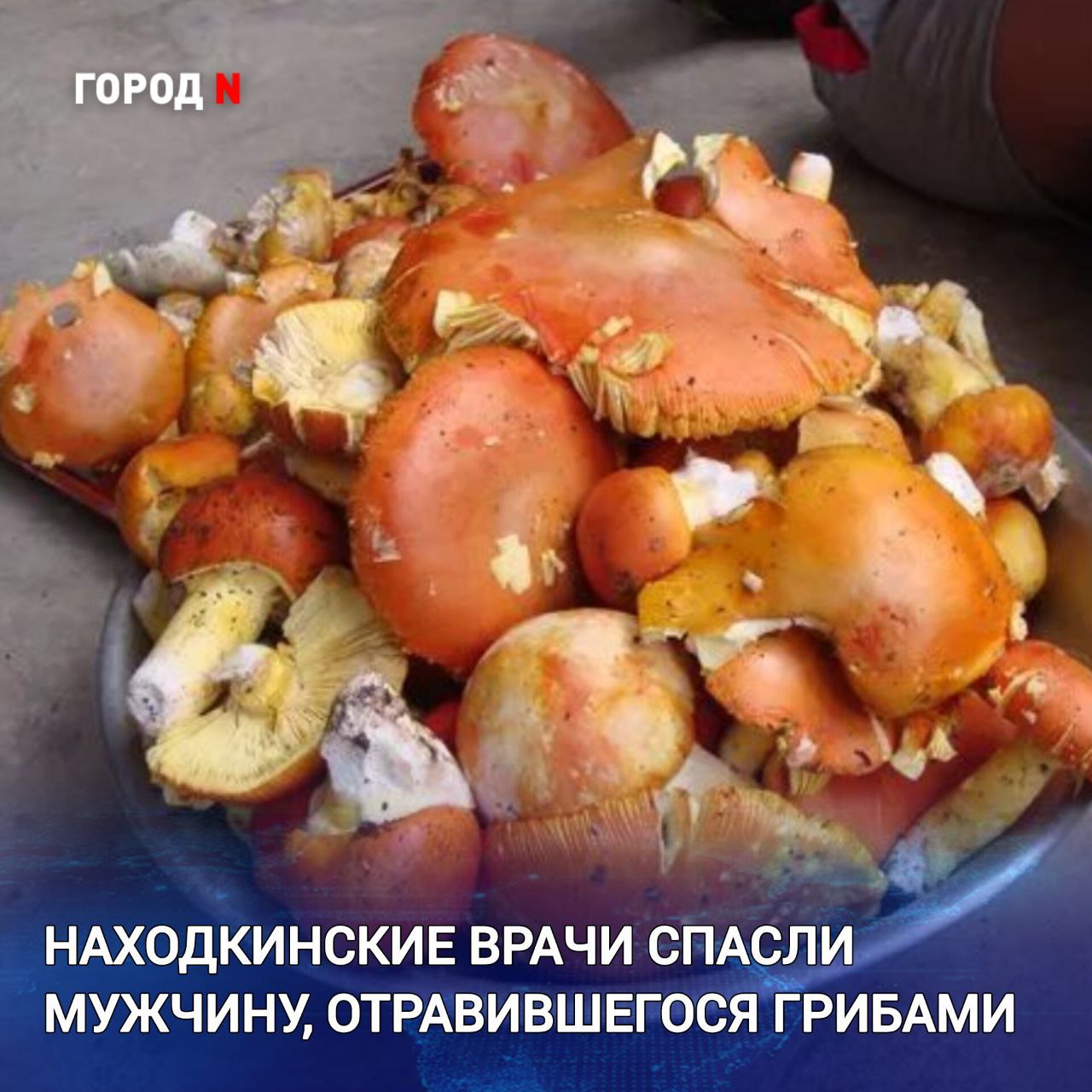 Резкое ухудшения состояния пациент ощутил после обеда жаренными мухоморами кесаревидными которые в быту называют царскими или цезарскими грибами Точнее мужчина считал что ел именно кесарев гриб но оказалось что это было что то другое Мухомор кесаревидный Amanita caesarea это съедобный гриб из рода Amanita который высоко ценится за свои вкусовые качества Он известен также под названиями кесарев гриб царский гриб или мухомор Цезаря Однако специалисты предостерегают собирать его на стадии яйца в это время гриб можно спутать с ядовитыми мухоморами например смертельно опасной бледной поганкой С нарастающей слабостью головокружением и болями в мышцах мужчина был госпитализирован в Находкинскую больницу Восемь дней врачи проводили больному интоксикационную и симптоматическую терапию Сейчас жизни пострадавшего ничего не угрожает он выписан домой но в течение полугода мужчине предстоит особенно внимательно следить за своим здоровьем Врачи напоминают отравление токсинами грибов может привести к тяжелым последствиям вплоть до летального исхода При отравлении грибами медики рекомендуют промыть желудок до чистых вод чтобы снизить дозу токсинов и обратиться за медицинской помощью Вопреки распространенному мнению при отравлении грибами алкоголь не помогает а только усугубляет ситуацию