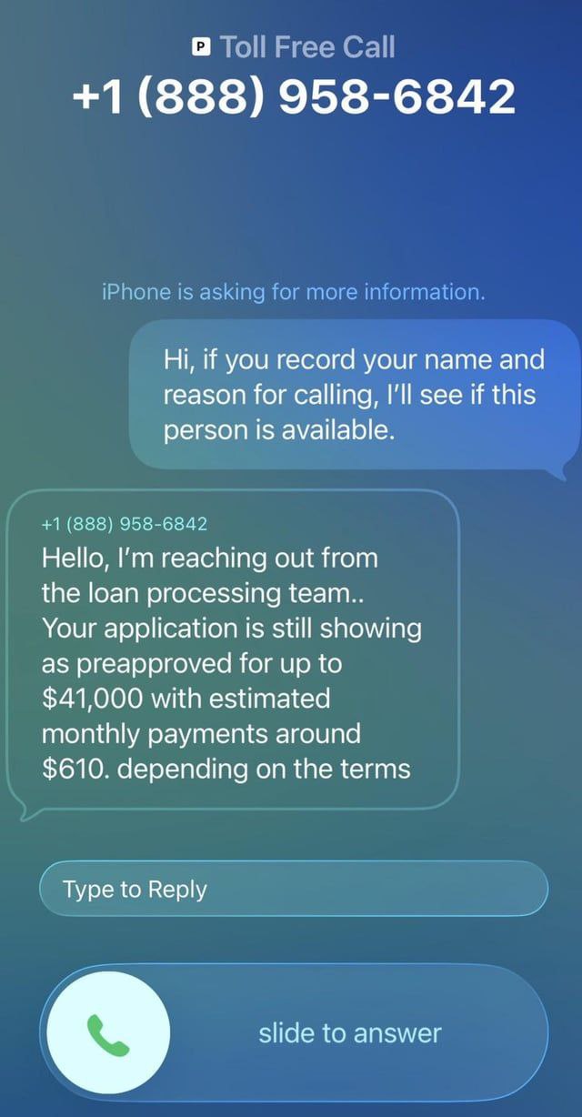 В iOS 26 усилят защиту от спама — появятся новые инструменты фильтрации Call Screening сам спросит имя и цель звонка с незнакомого номера + покажет расшифровку на экране Screen New Senders отфильтрует подозрительные SMS до попадания в историю Продажники уже во всю негодуют — на Pixel с такой функцией люди просто перестали отвечать на звонки