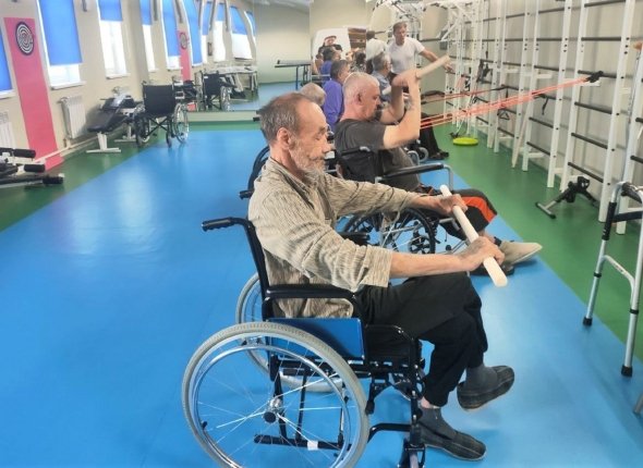 Новое спортивное оборудование поступило в пансионат "Опора" в Биробиджане Инвентарь позволит проводить работу по укреплению здоровья постояльцев    Читать подробнее на сайте...
