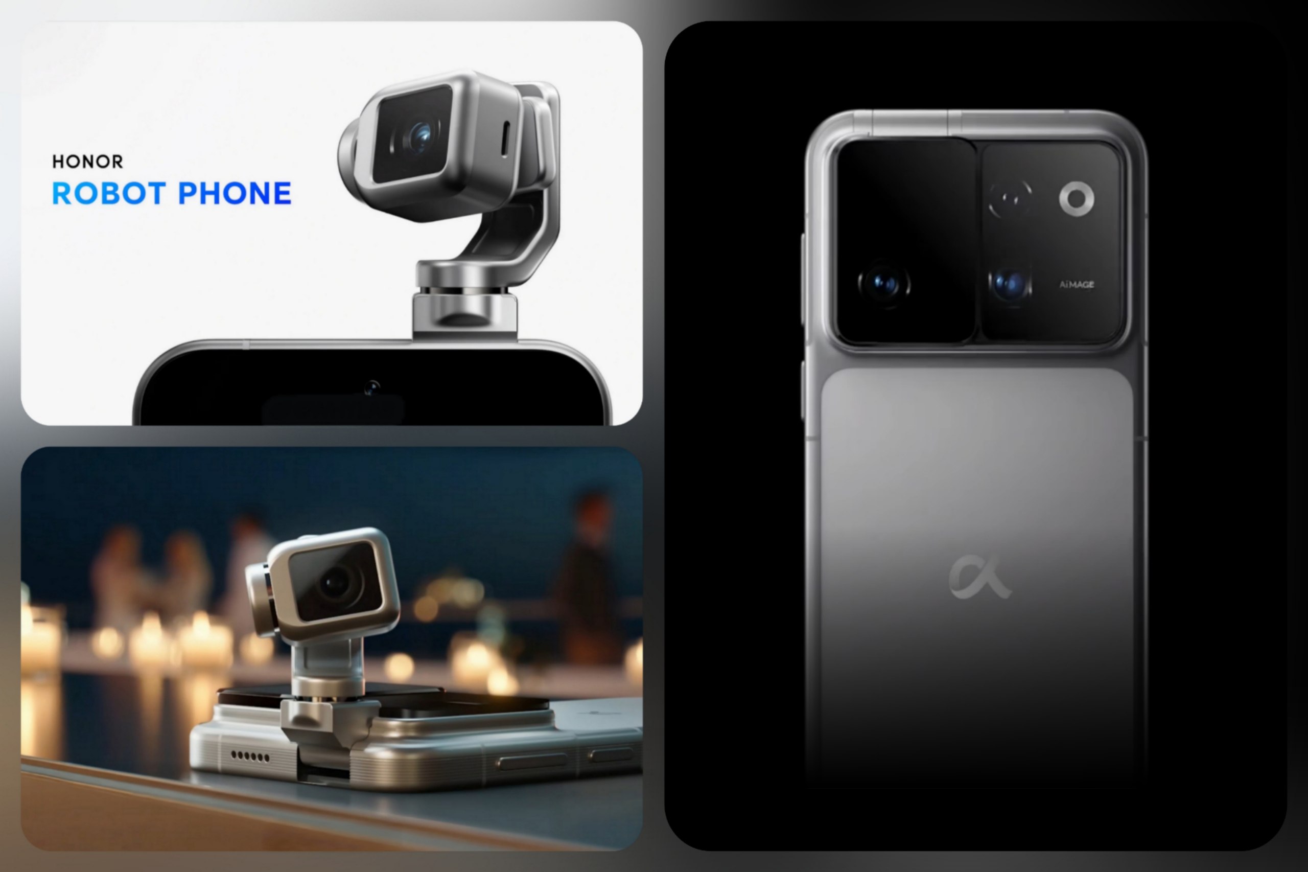Это что такое Сегодня прошла презентация Honor и нам показали One More Thing Robot Phone Это гибрид смартфона и камеры а ля DJI Osmo Pocket Его выдвижной основной модуль оснащён Gimbal подвесом Несмотря на такую громоздкую конструкцию ширик и перископ тоже поместились Больше подробностей нам расскажут на MWC 2026 Дизайн почему то сильно напоминает iPhone 17 Pro Max Конечно же это совпадение Захотели себе такой да нет Не шарю Подписка honor dji android