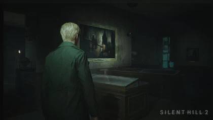 Bloober Team поделились новым скриншотом из ремейка Silent Hill 2  Место действия — Историческое общество, где Джеймс смотрит на классическую картину Масахиро Ито «Пирамидоголовый».  Релиз игры состоится 8 октября, владельцы Deluxe Edition получат 48-часовой ранний доступ.